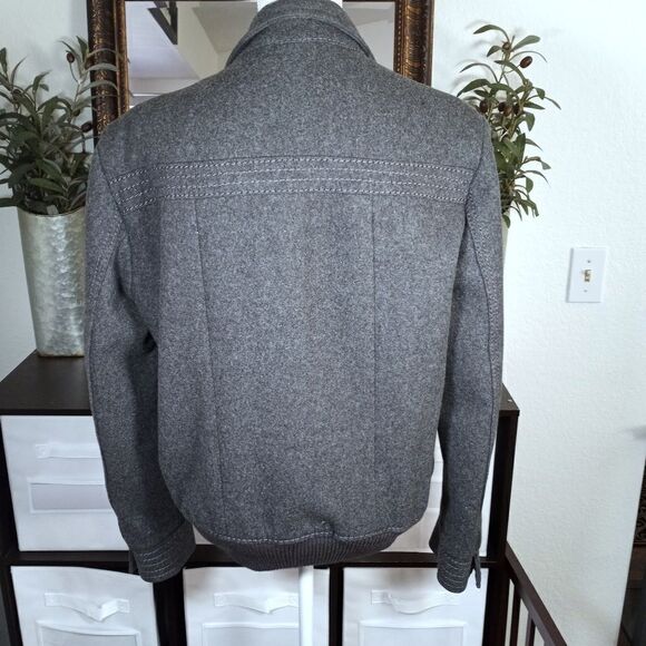 H&M GRAY MENS COAT SZ.38R EUC - Picture 4 of 6
